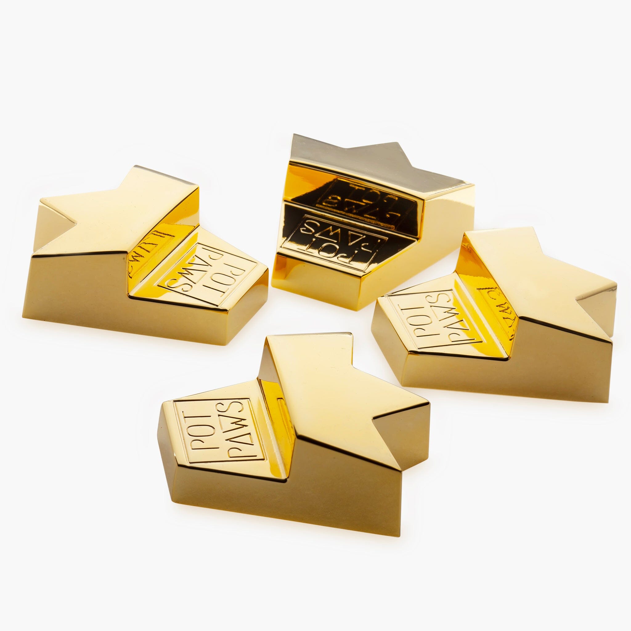 Grande Crown Pot Paws Grande Pot Paws GULD 4 tassar