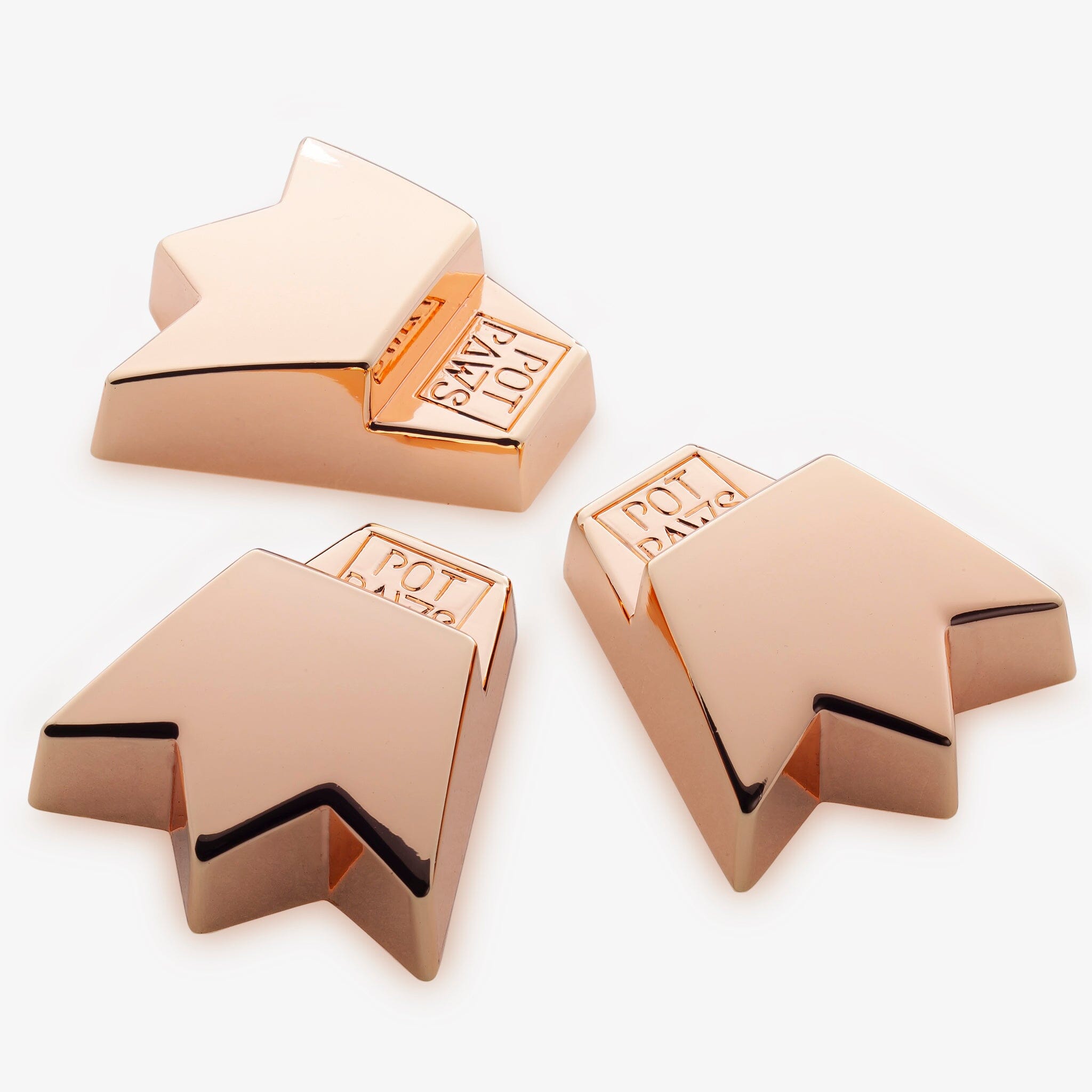 Crown Pot Paws Pot Paws ROSÉGULD 3 tassar